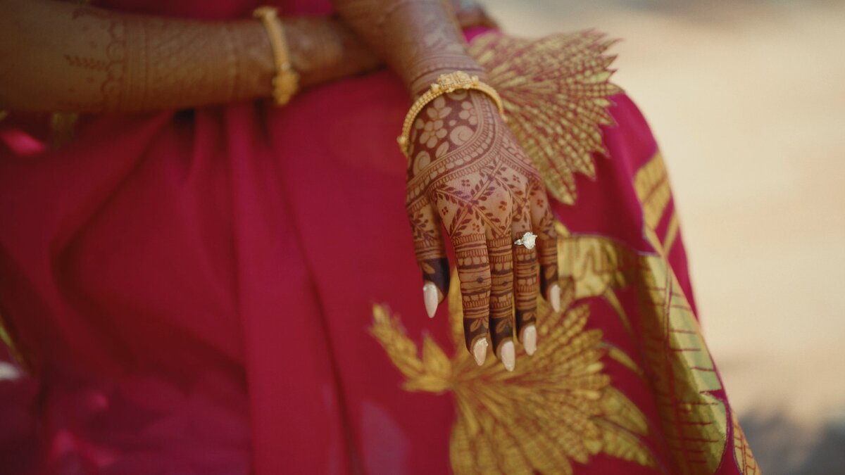 Indian wedding mehndi