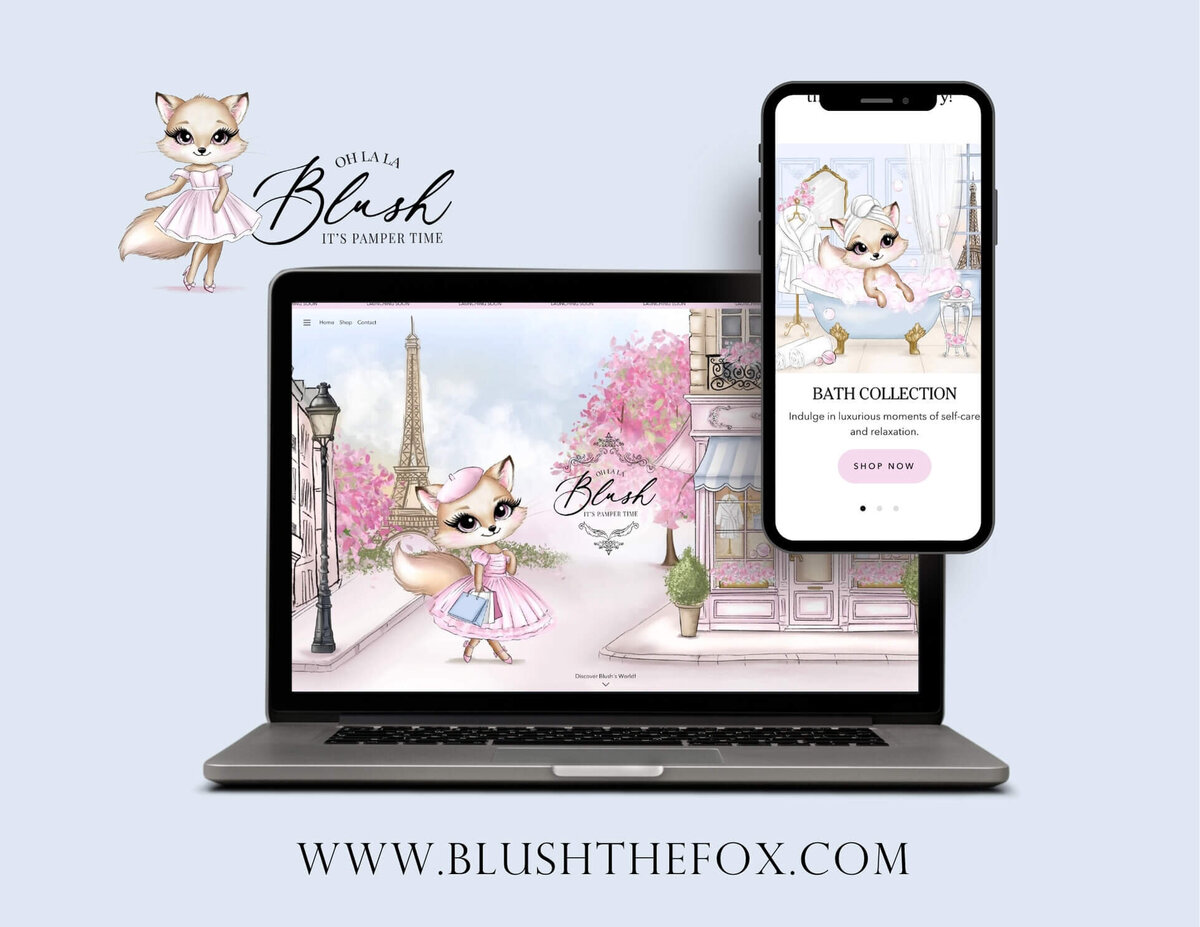 brand design blush kids company21