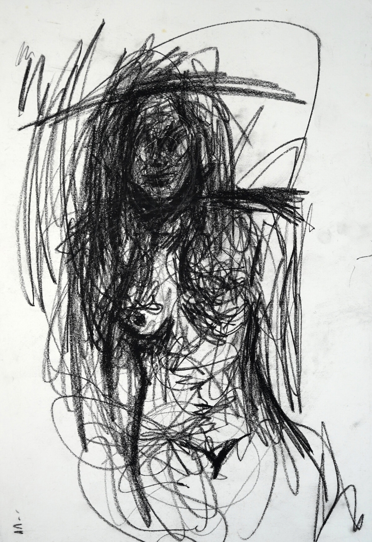 Brent Ray Fraser Figurative Nude Drawing 2001 - 19