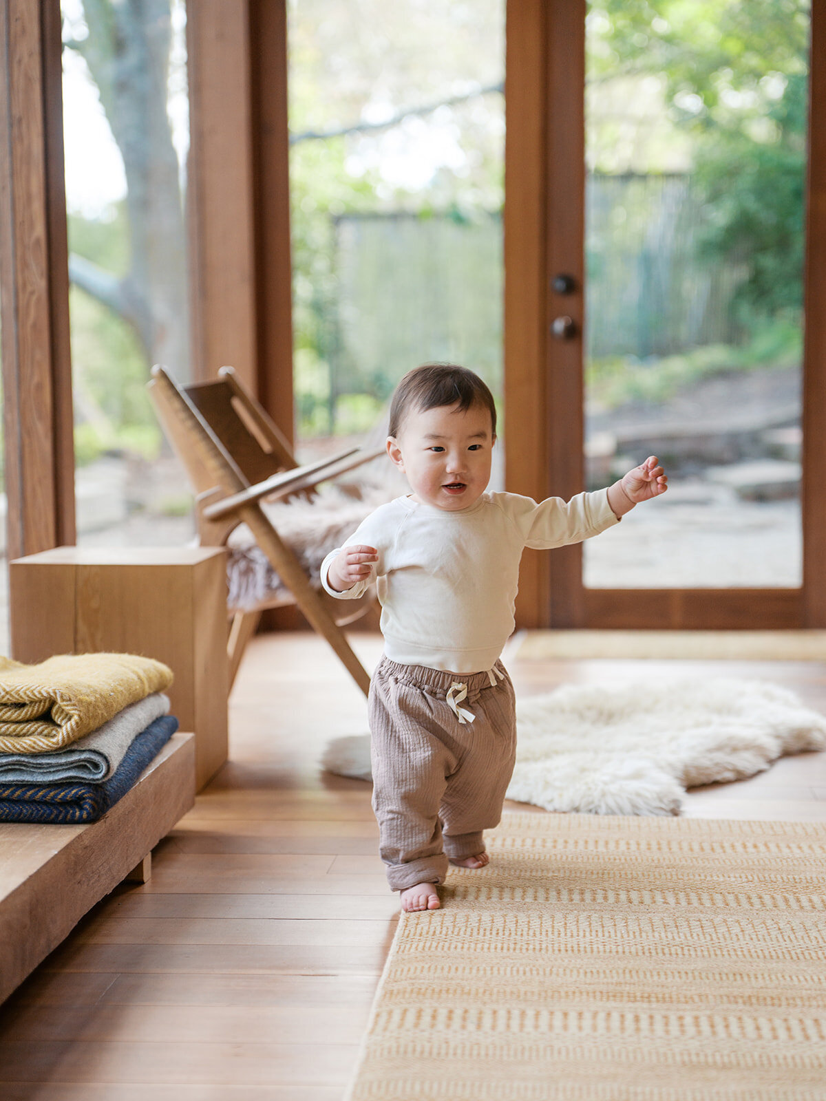 Toddler boy portraits Berkeley studio natural family photography Bay Area