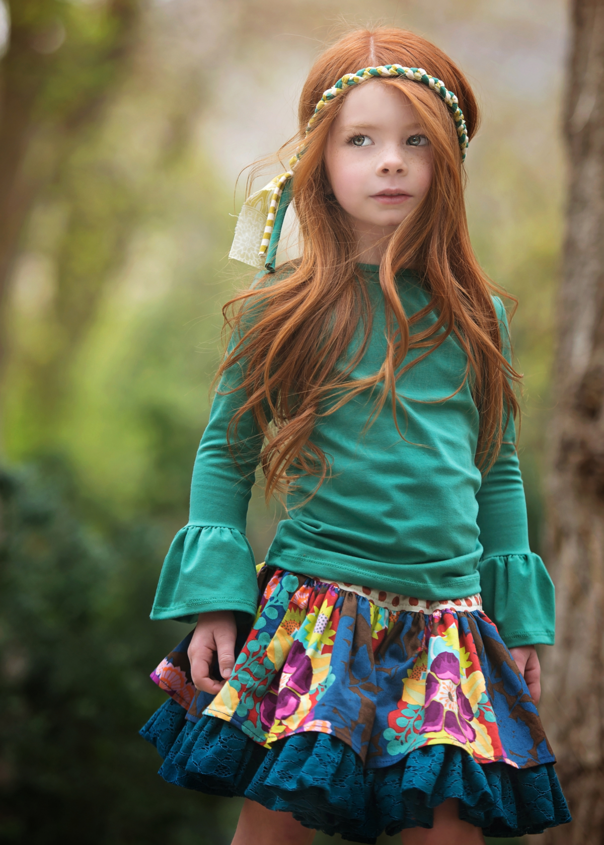 Persnickety lily skirt