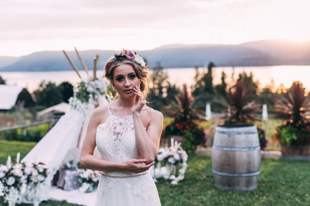 Summerhill Pyramid Winery Sunset Wedding West Kelowna_-23