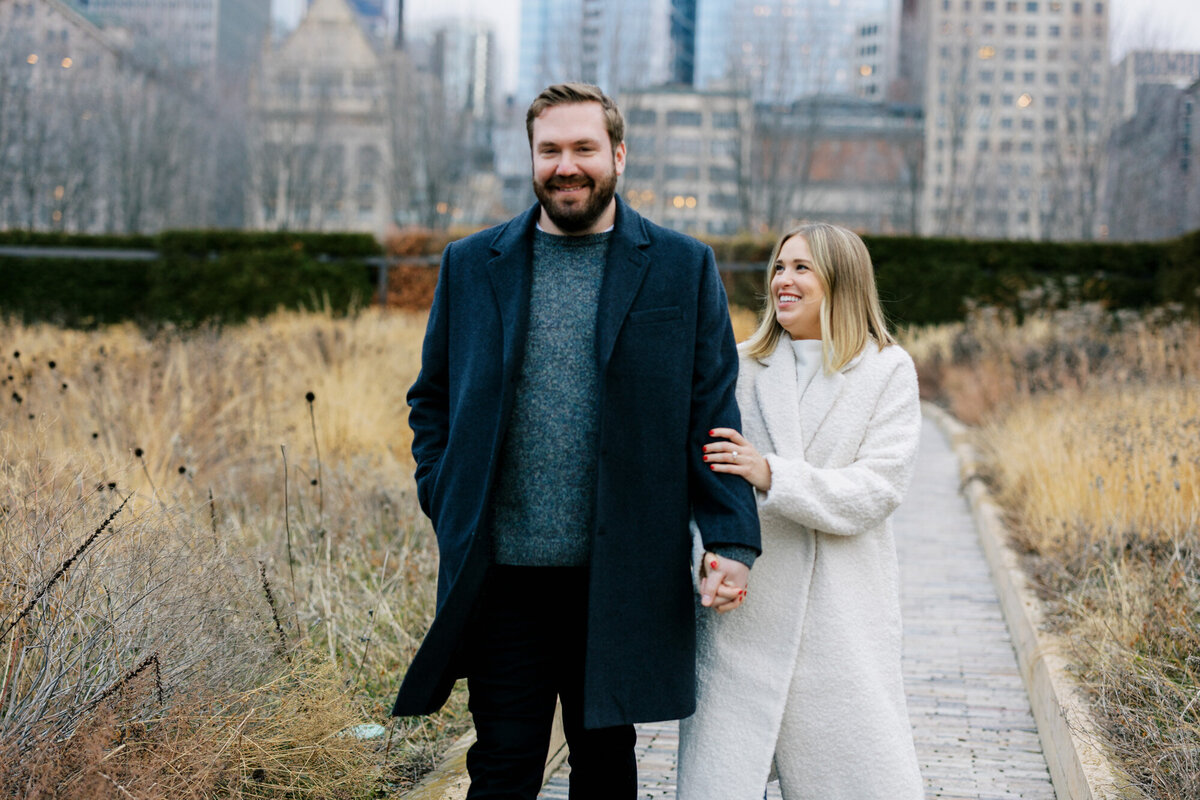 Chicago Engagement Photo