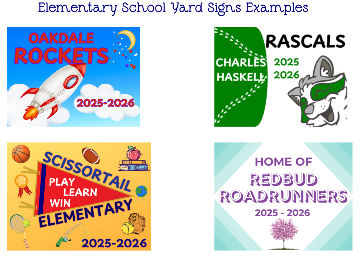 Simply Sign It is a yard greeting sign rental company servicing Edmond, NW OKC, Piedmont, and Deer Creek. Create a yard greeting sign for your home, organization, or school.