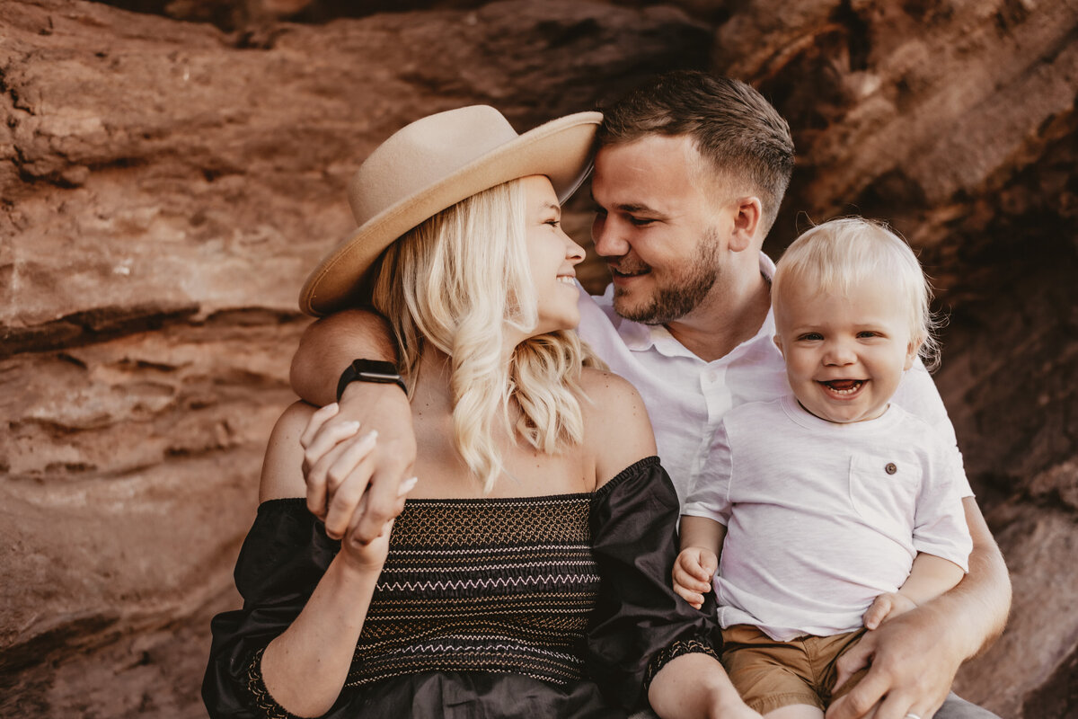 Babies First Vacation: Red Rocks, Morrison Family Portraits