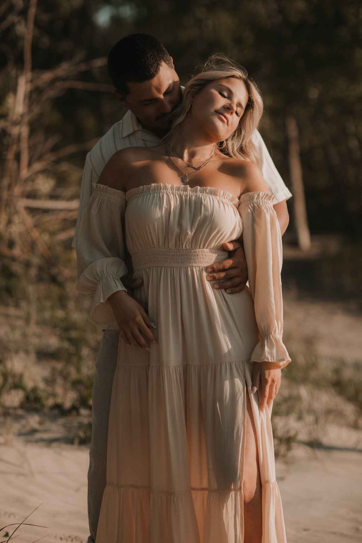 domi-josh-elopement-wedding-engagement-wasaga-beach-tiny-lake-sunset-barrie-summer-43