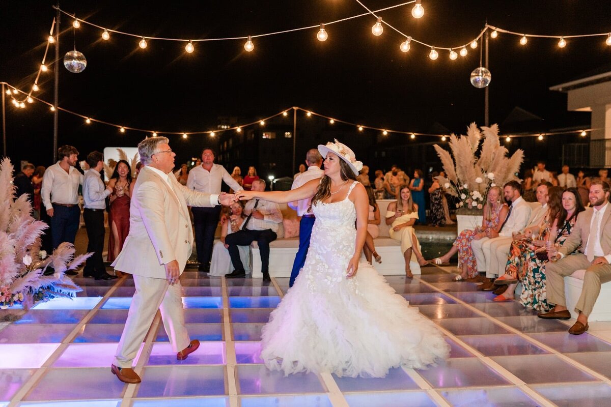 The Isles Beach Club Wedding | Blue Satin Bee 45