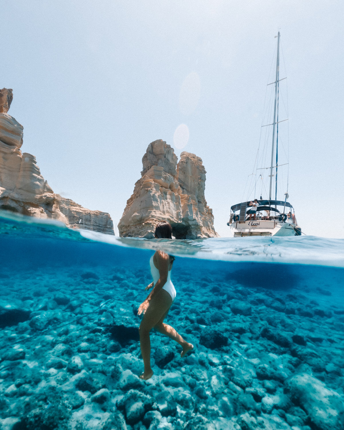 Milos island greece Australian Travel  influencer content creator  Adriana Maria