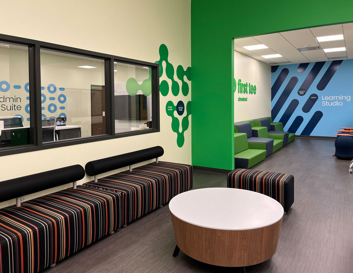 Natalie Ata Design Studio - First Tee - Cleveland Environmental Graphic Designer - Branded Environments Architectural Graphic Designer - 24