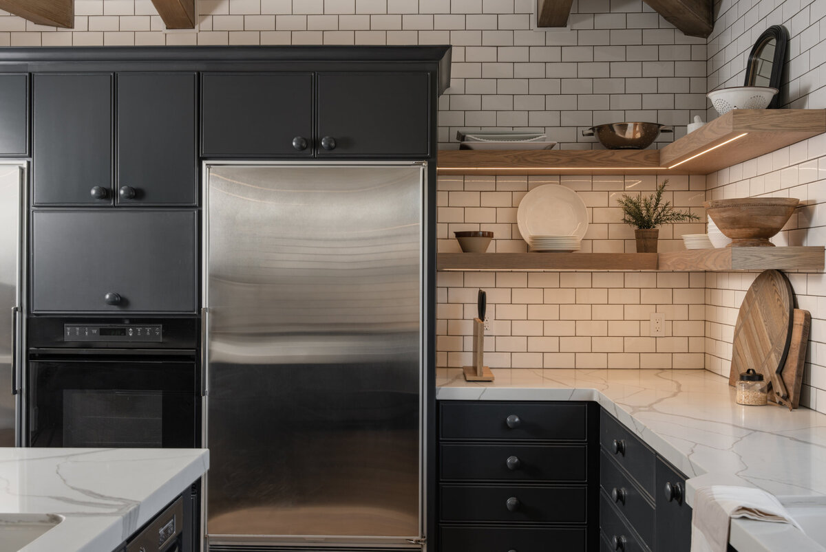 kitchen fridge and counter