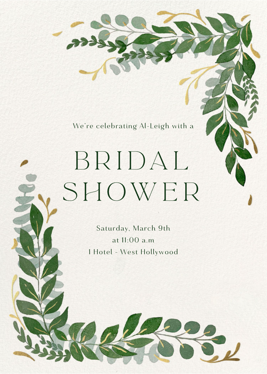 Bridal Shower invite