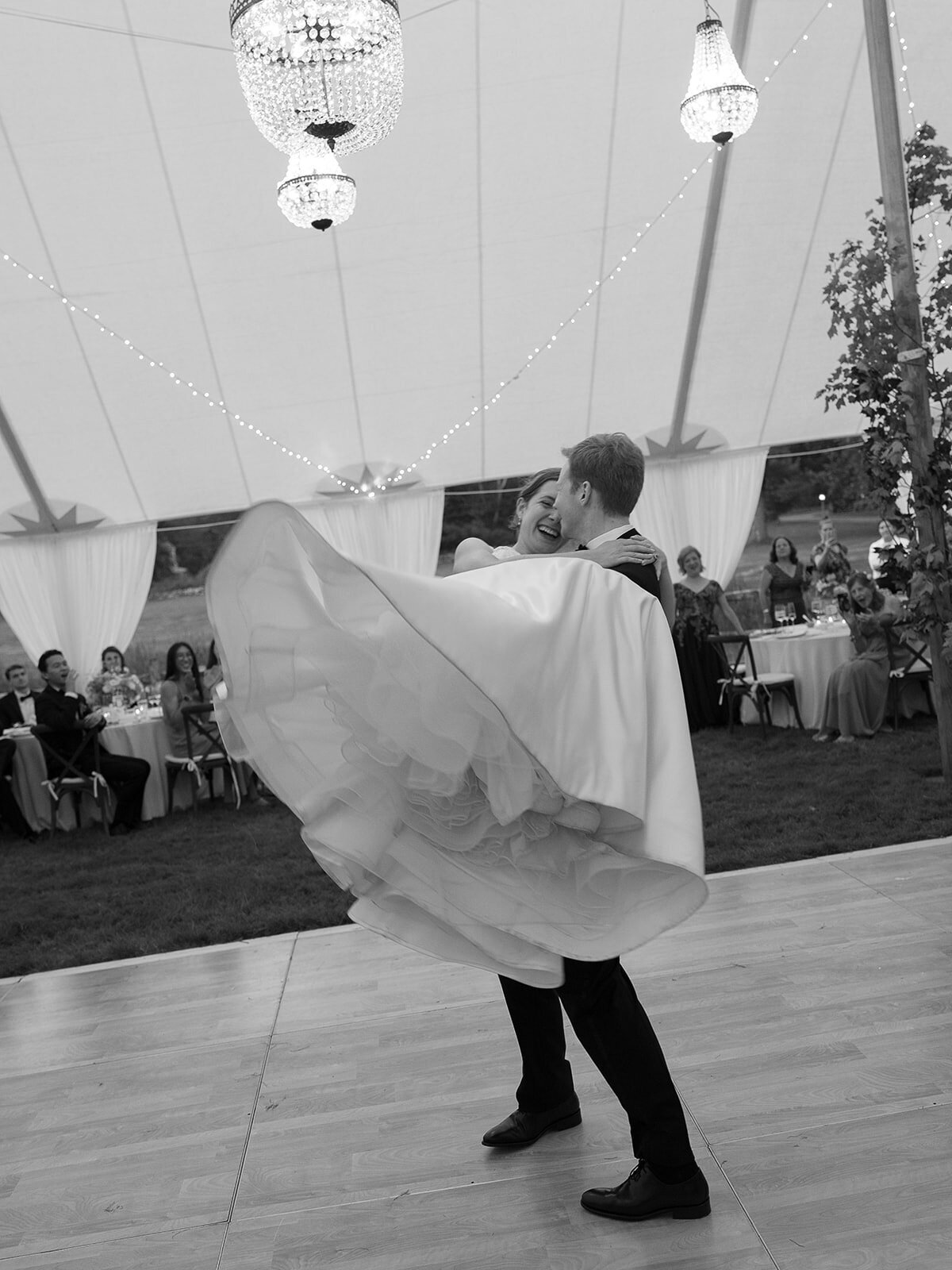 Annalise & Jonathan Tented Private Residence Connecticut Wedding-30