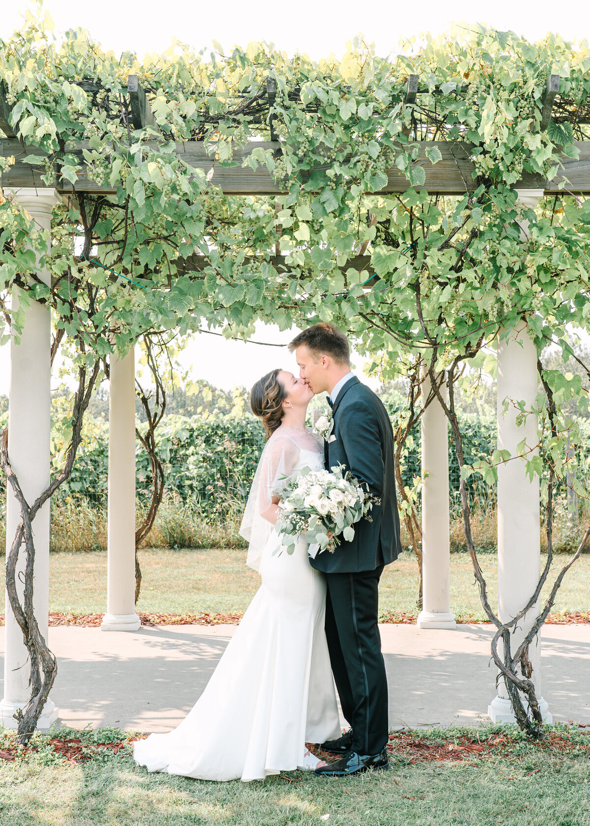 wedding at northern sun winery in bark river michigan