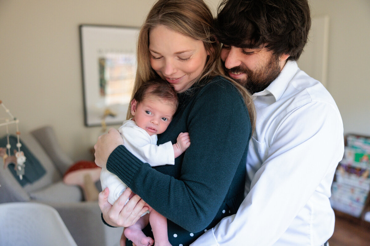 Newborn session in home menlo park, Bay area newborn photographer