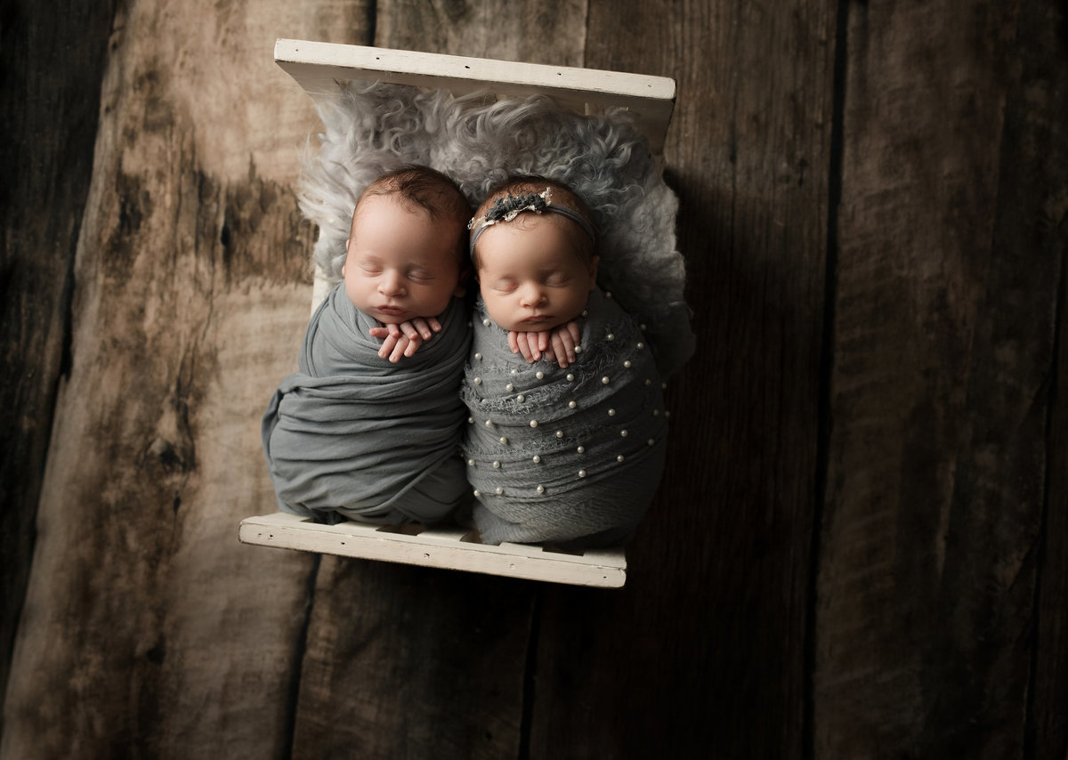 Lifestyle-inspired newborn portrait in luxury Pflugerville photography studio