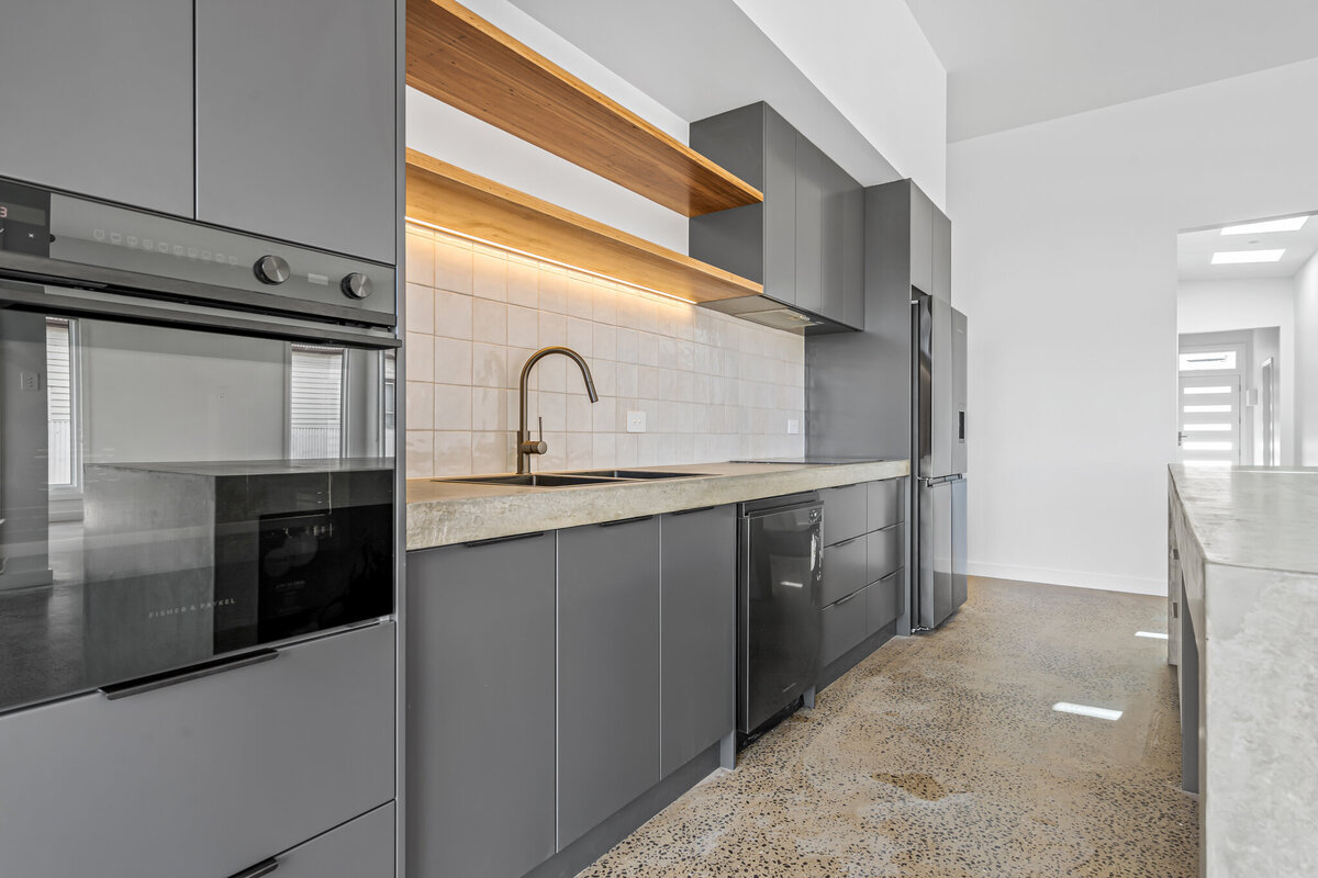Sleek Kitchen in modern high end build by WBK Building 