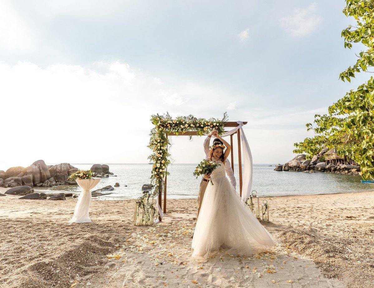 Elopement Beach Wedding Koh Tao Thailand (20)