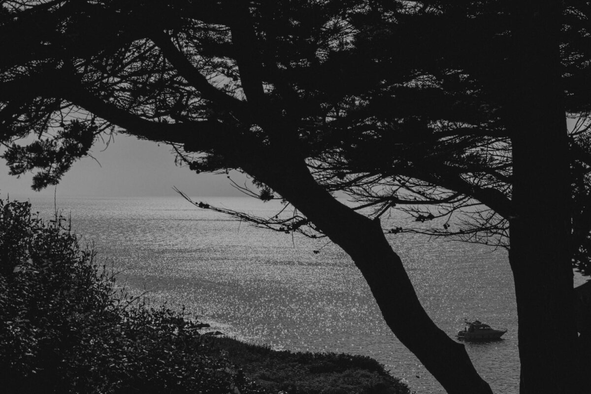 A view of the sea from Polhawn Fort