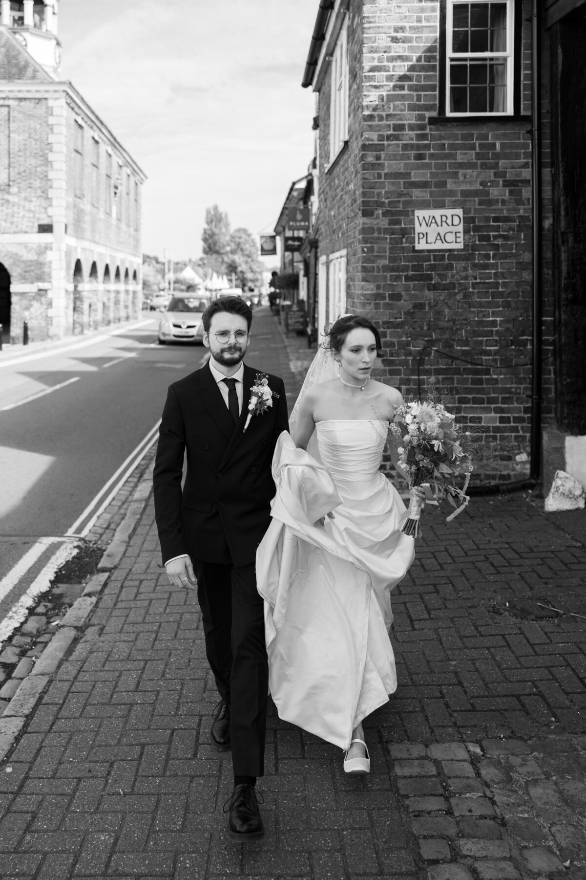 Couple portraits at Buckinghamshire wedding