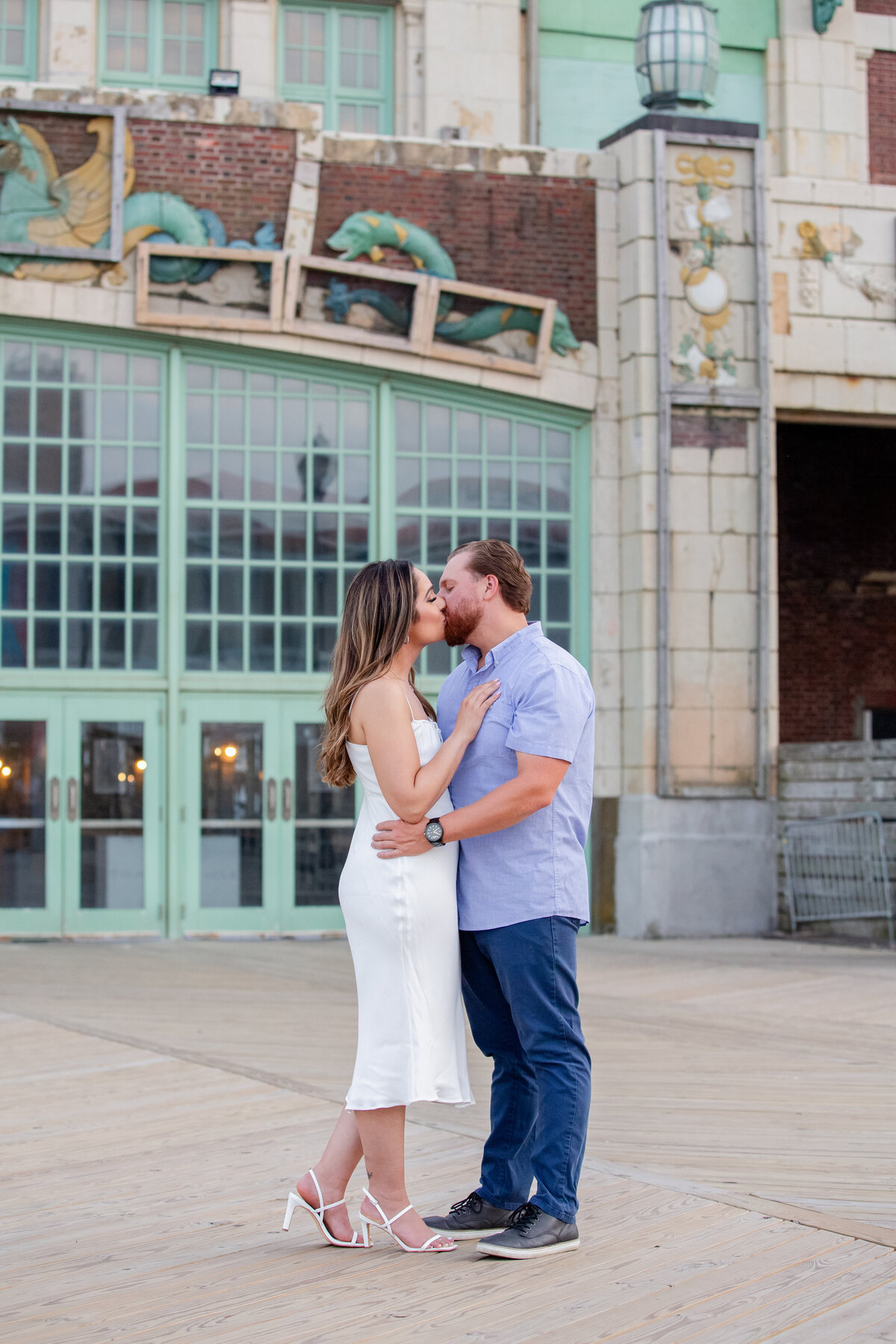 New Jersey Wedding Photographers	Asbury Park, NJ	Convention Hall Ocean Avenue	Engagement Session	Summer August	Elegant Luxury Artistic Modern Editorial Light and Airy Natural Chic Stylish Timeless Classy Classic Romantic Couture Fine Art Experienced Professional Love Couples Emotional Genuine Authentic Real Fashion Fairy Tale Dream Lovers Jersey Shore Intimate	Engagement Session Photos Portraits Image 34