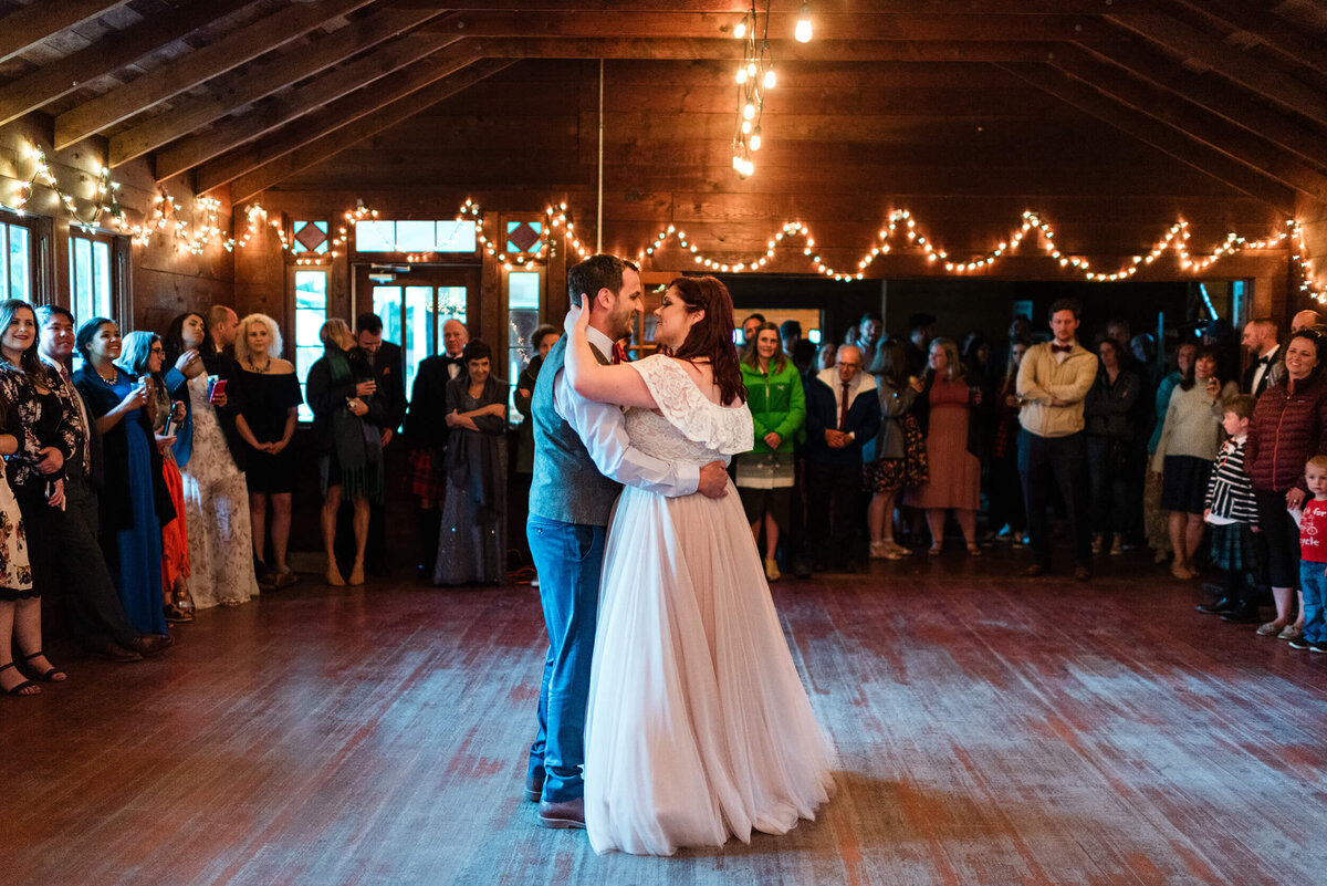 Nature Bridge Wedding Reception
