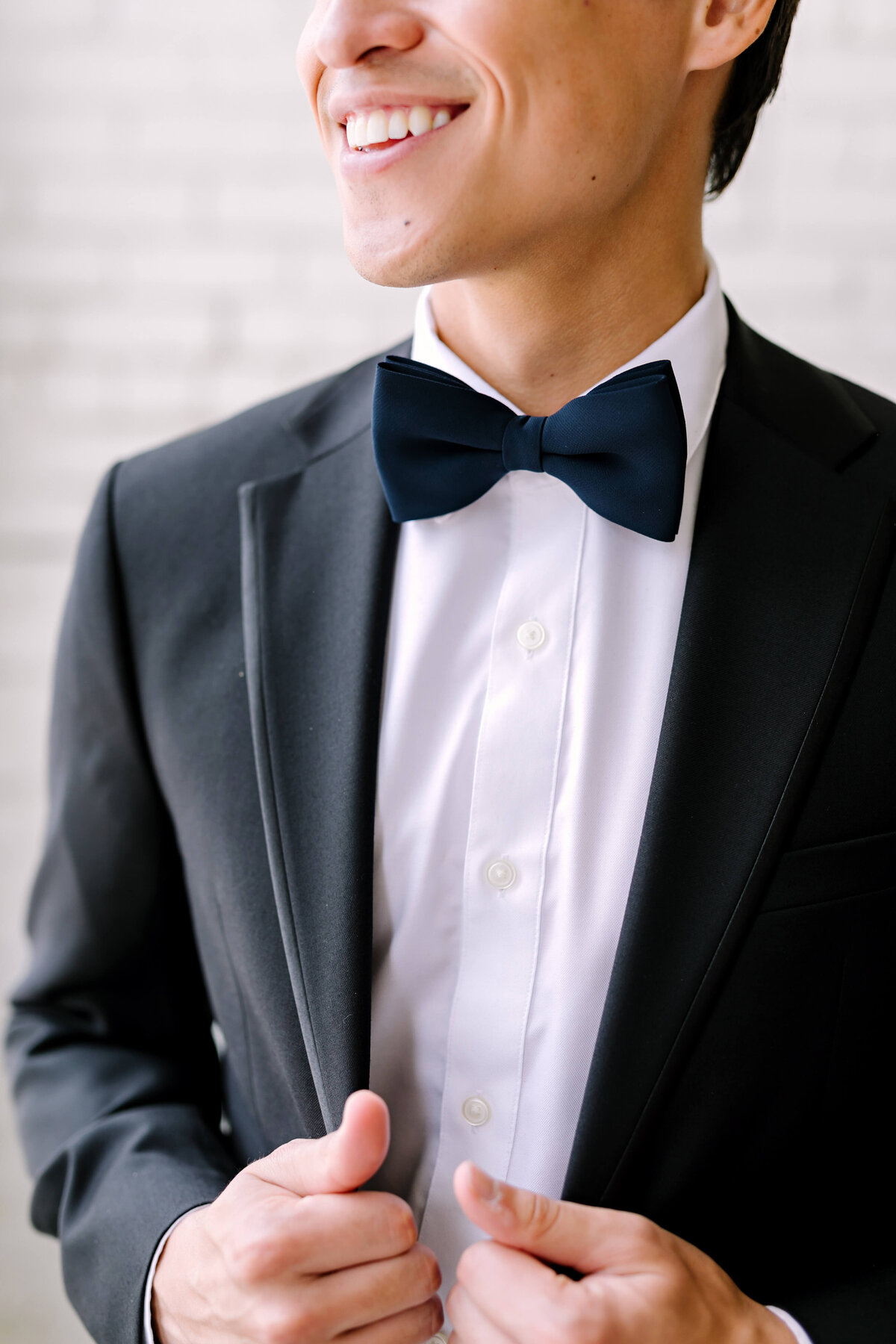 Groom in a tuxedo