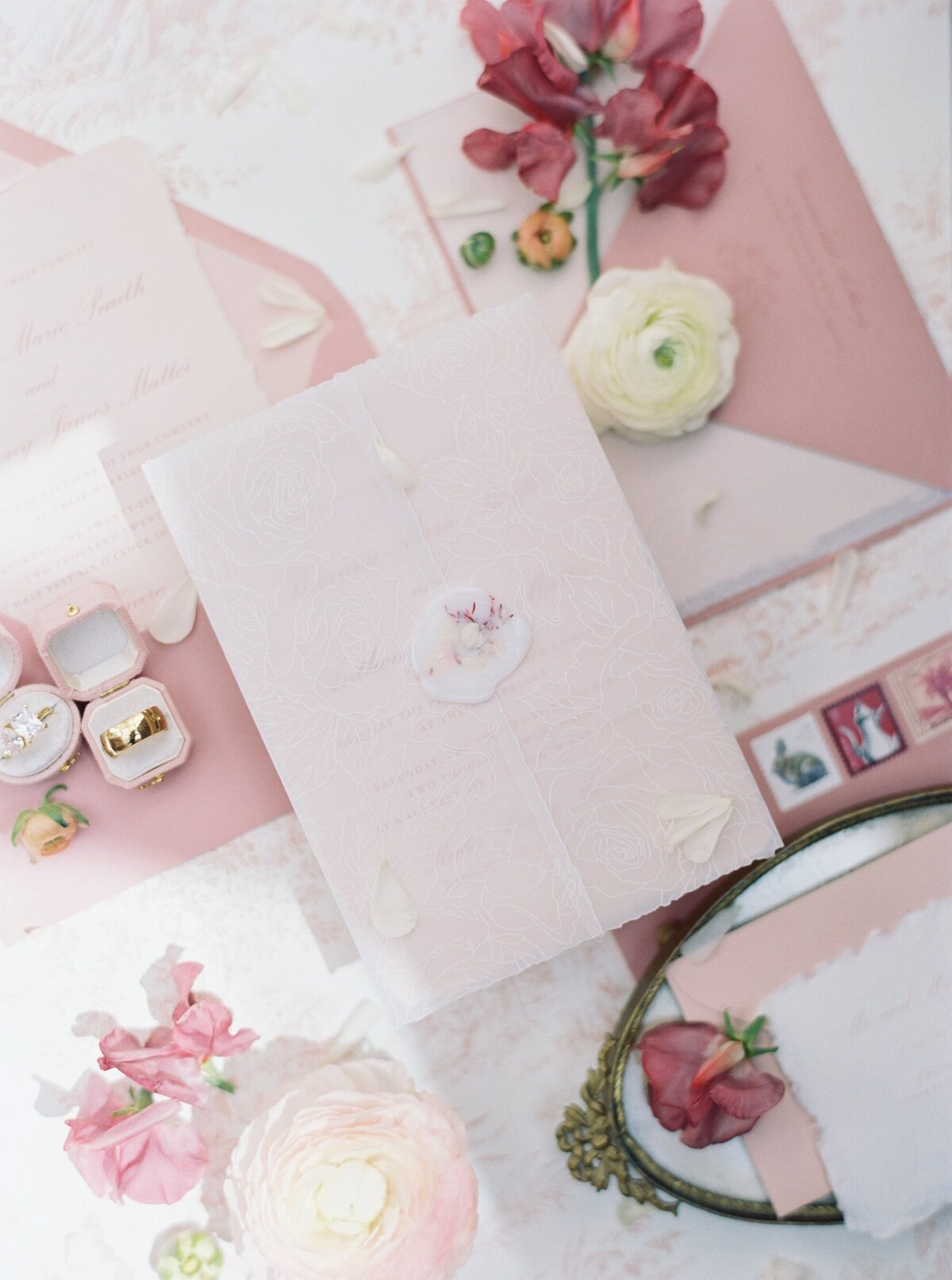 romantic-wedding-blush-invitation-custom-handmade-paper