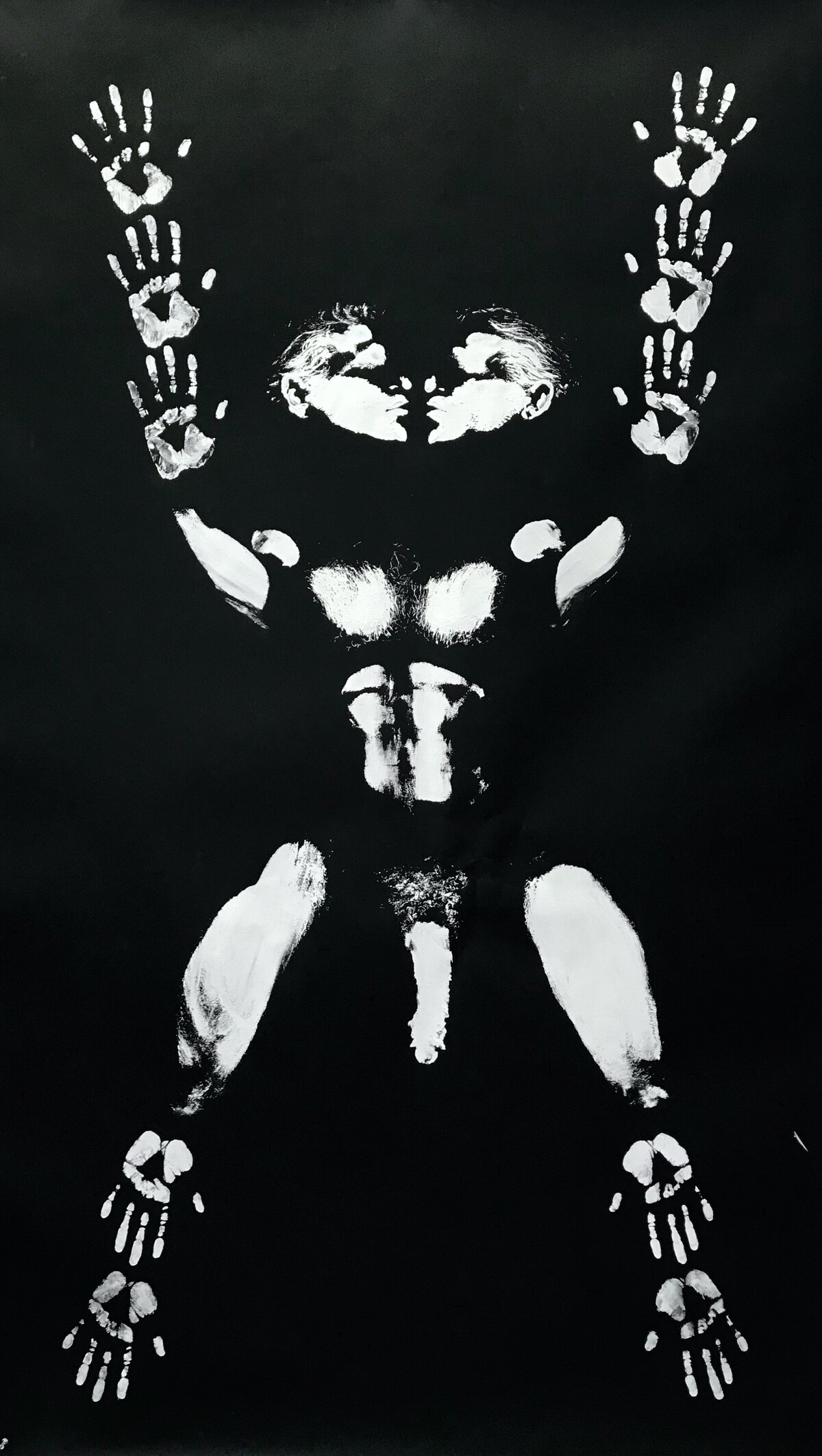 Brent Ray Fraser SoHo Project Space NYC - Body Paint Ritual 2020 - 32