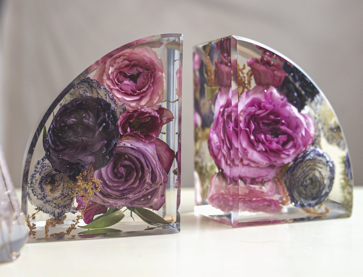 Resin Flower Preservation for Wedding Bouquets