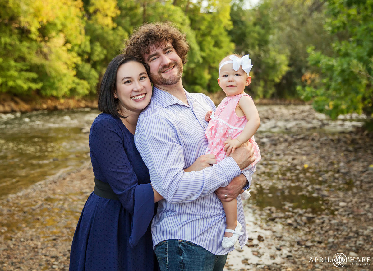 Colorado Fall Color Family Photography in Golden 's Clear Creek