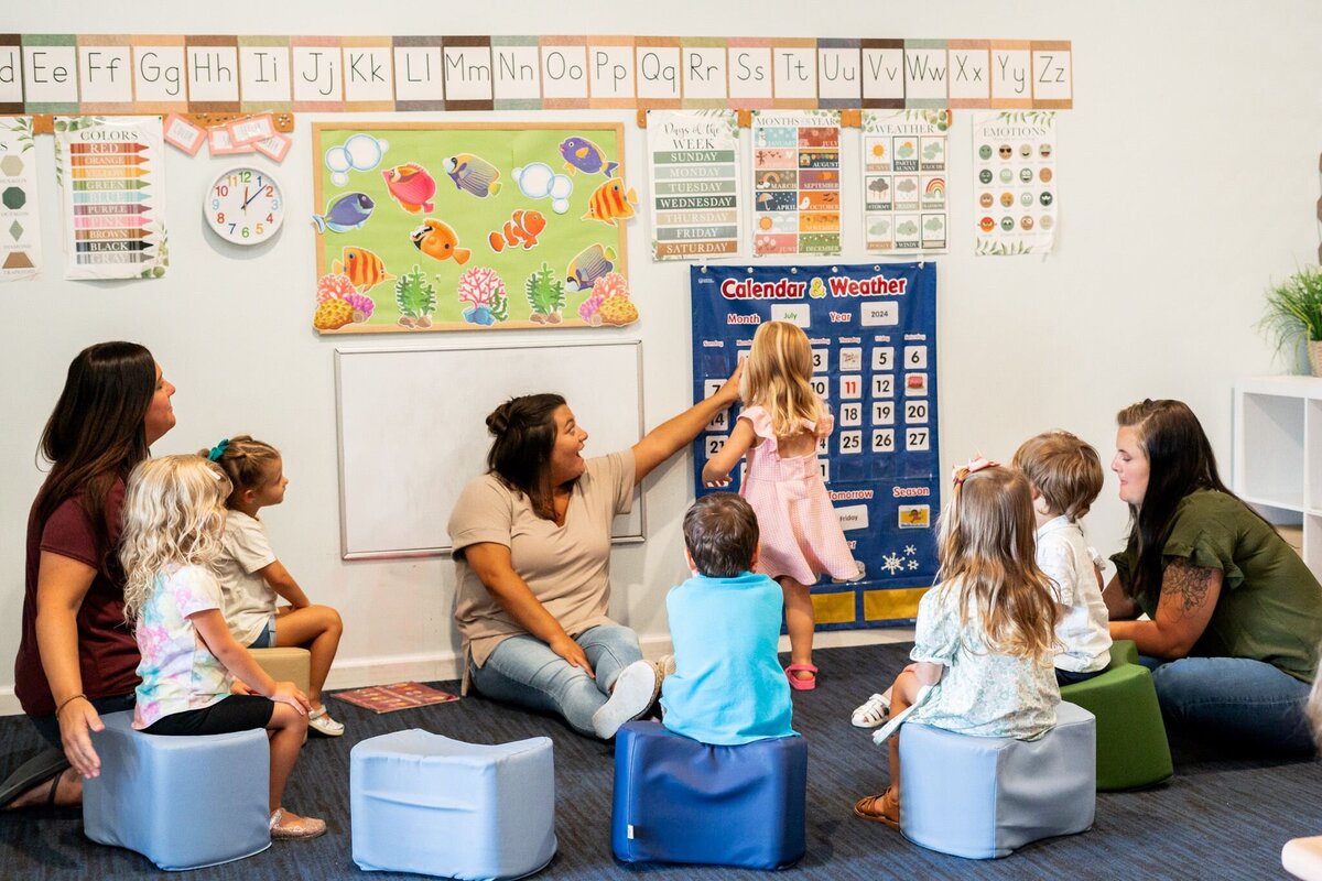 The Nest preschool interactive classroom in Surf City, NC