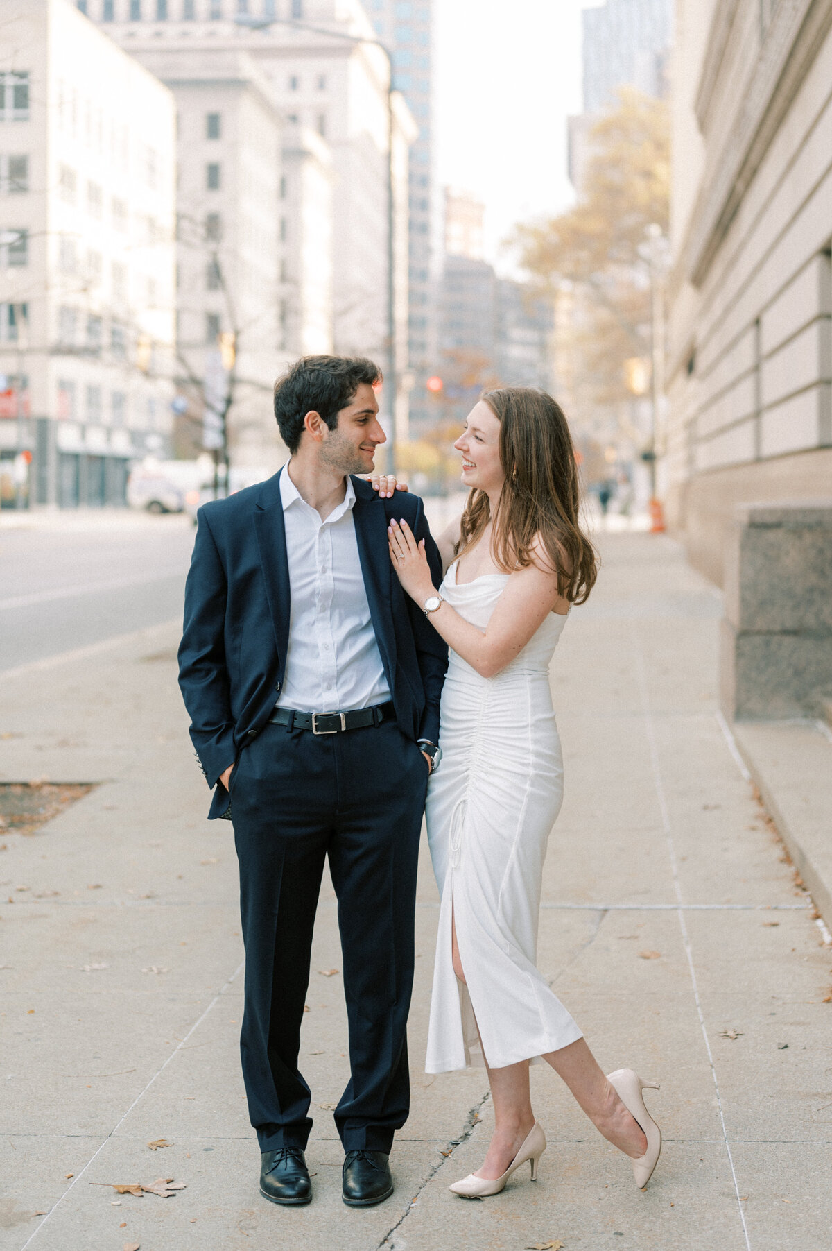 Old Courthouse Engagement Session in Downtown Cleveland-30