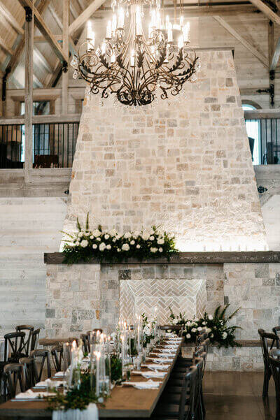 Reception designed by wedding planners chicago