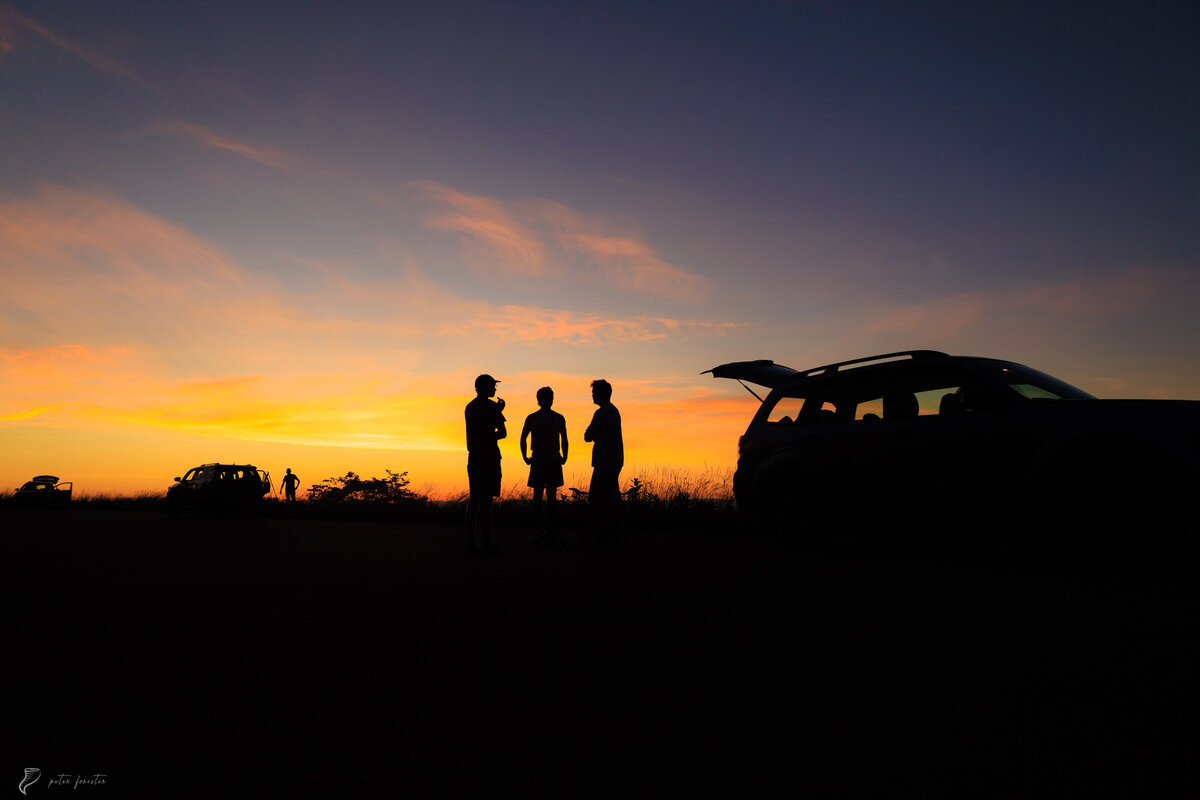 Enjoy sunsets with friends and family on Skyline Drive