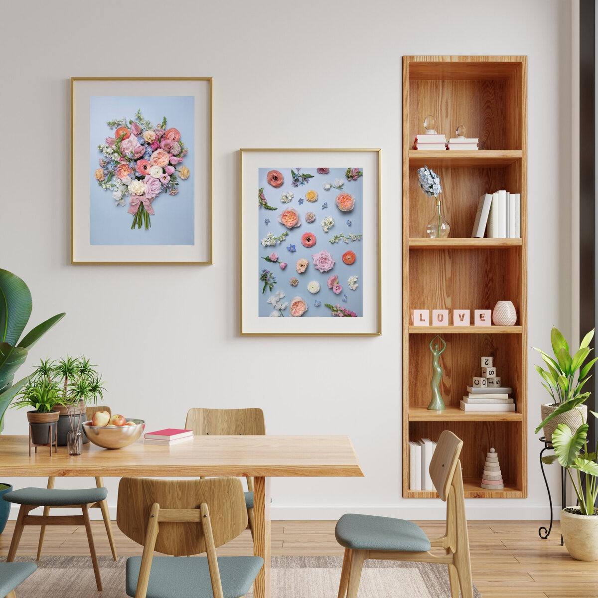 Brown and Cream Minimalist 3D Wall Frame Mockup Instagram Post (1)