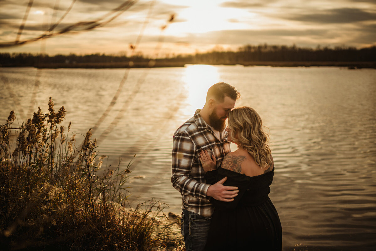 lake engagement session