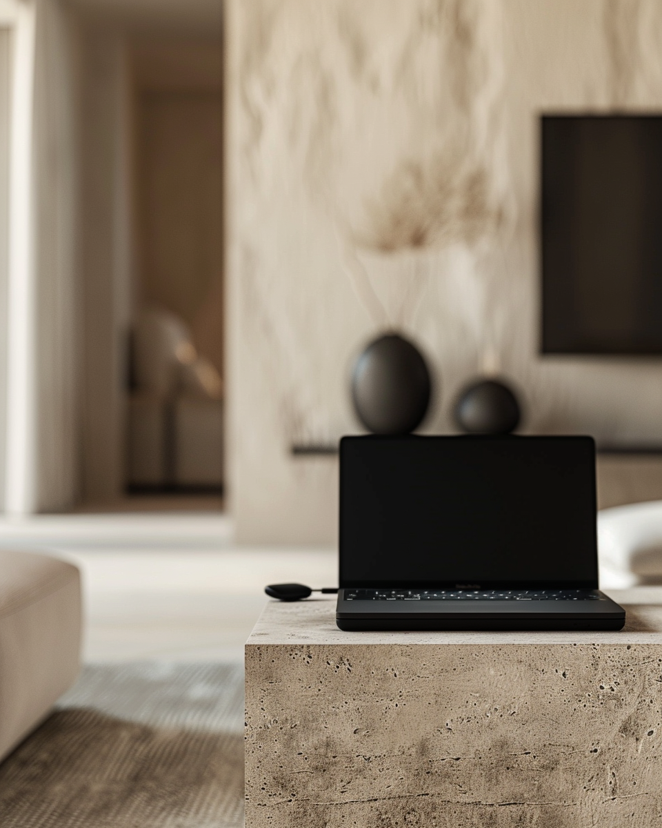 marga888_Zoomed-in_view_of_a_black_MacBook_on_a_minimalist_st_c4959f71-5770-4fd4-bb00-ae7c716dc6b6_0