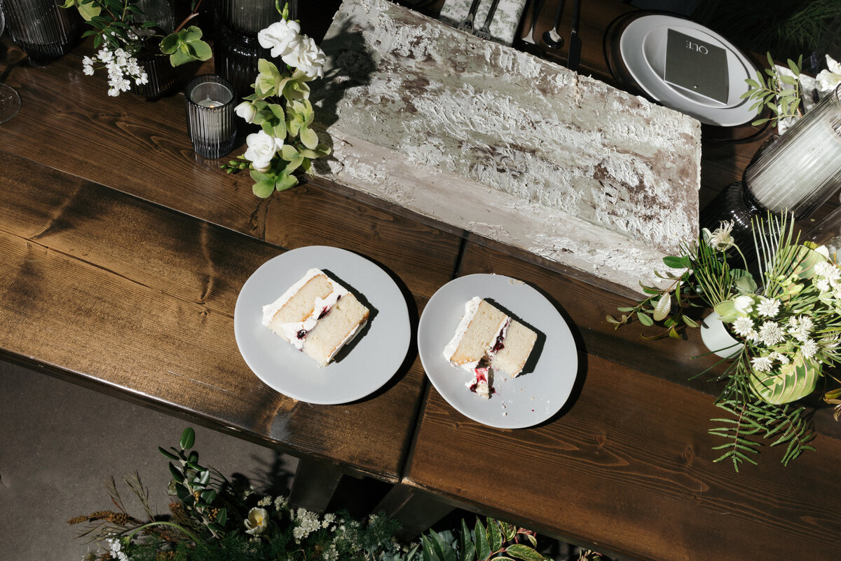 Modern textural grey cake by The Baked Lab at The Tinsmith