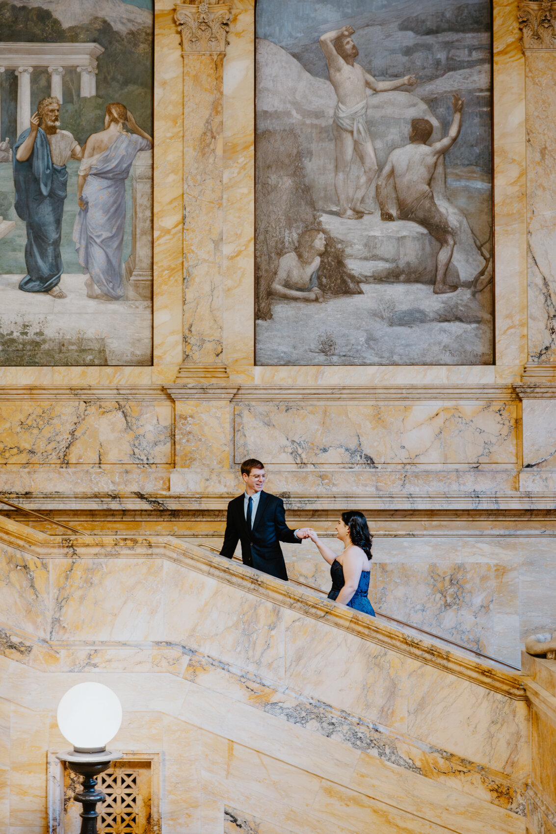 Boston Public Library Engagement Photos-Boston Wedding Photographer-17