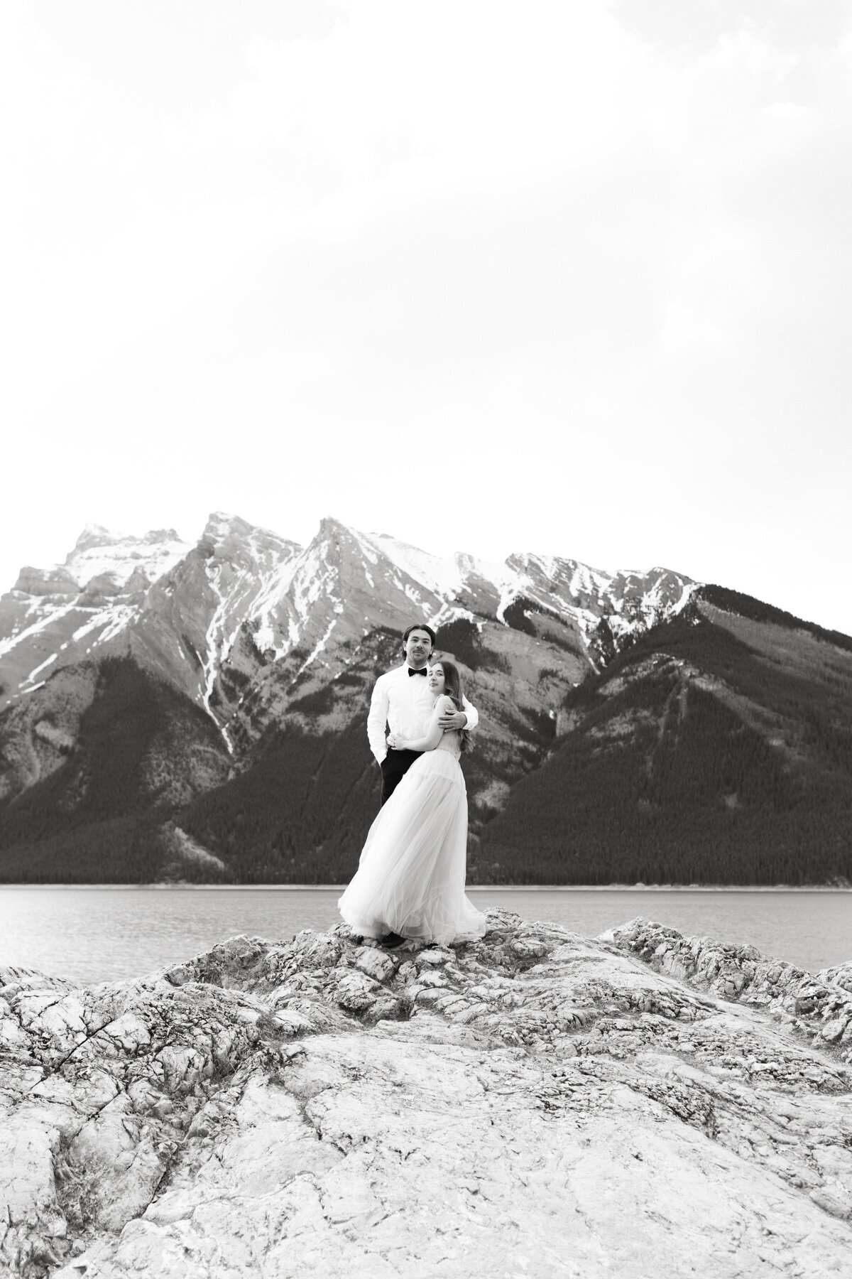lake-minnewanka-banff-alberta-elopement| Ashley Seinen Photo-235