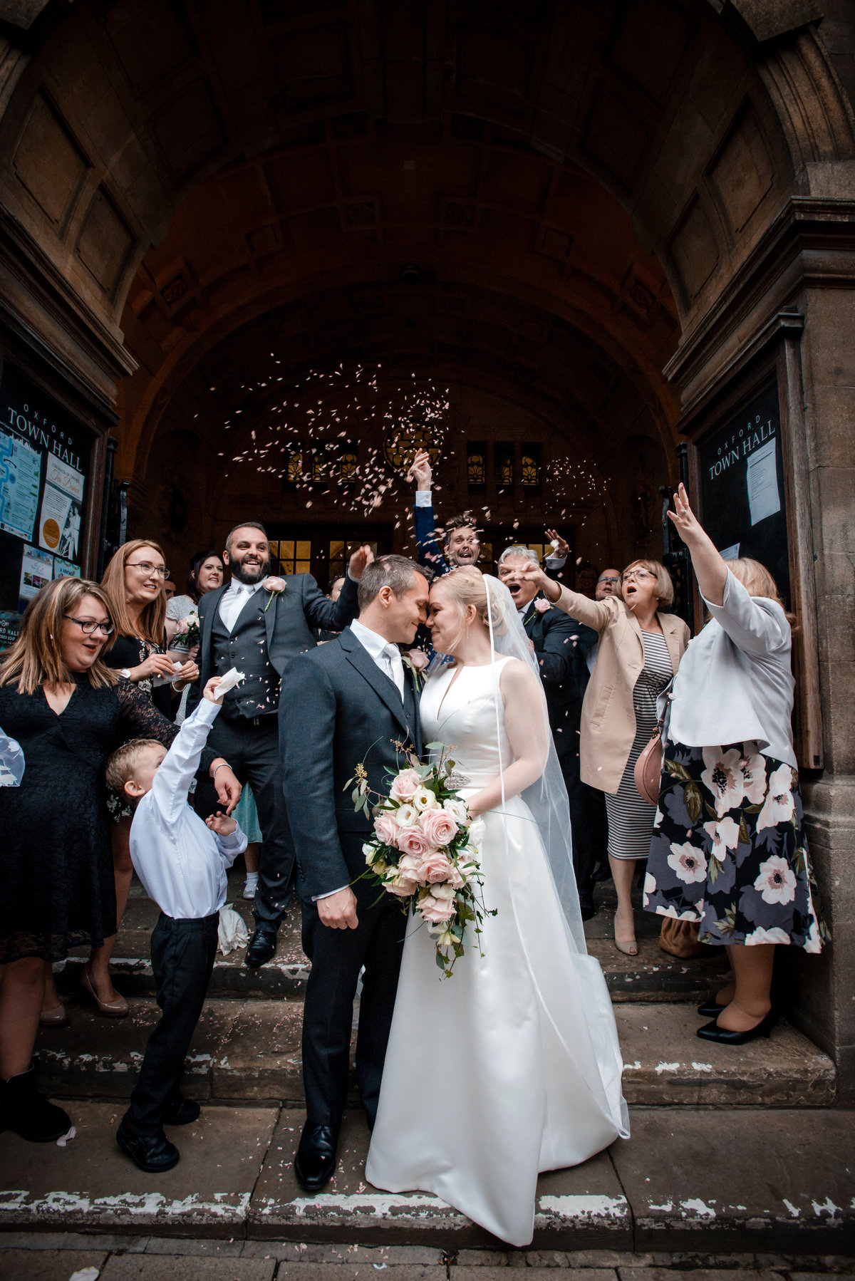 Oxford Town Hall wedding photography