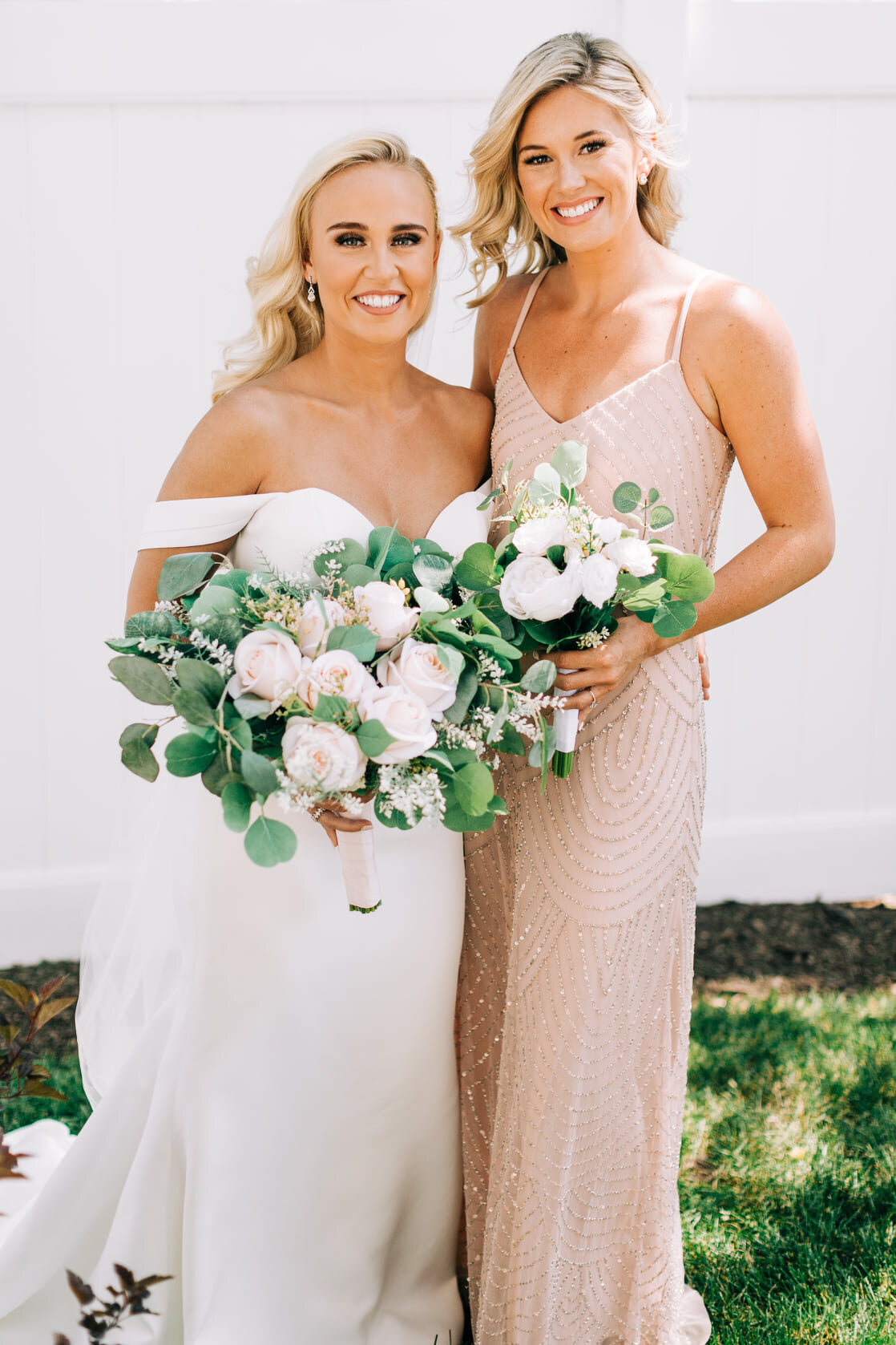 dempseandbridesmaidinblushwithlace