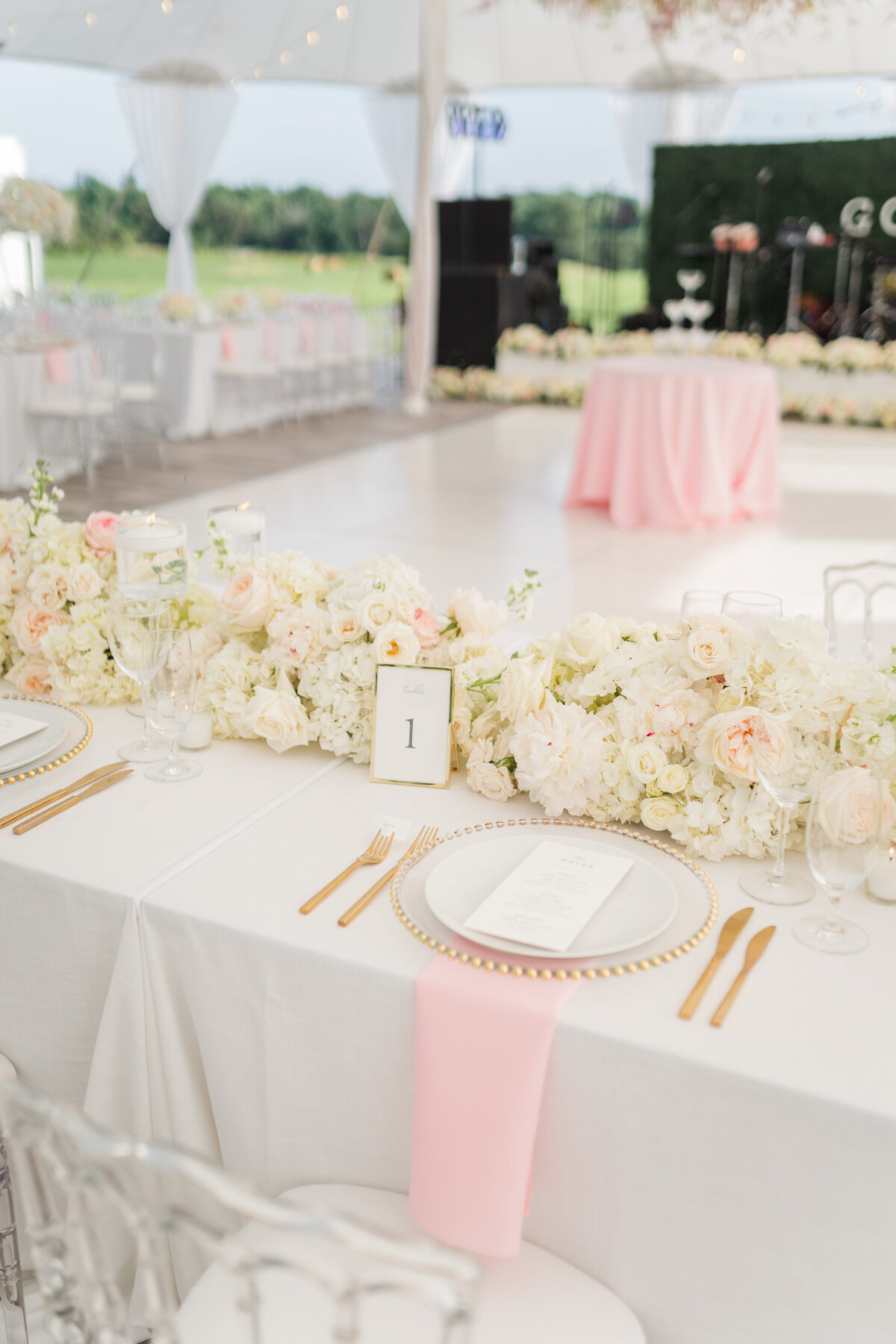 Classic Blush & Gold Goodstone Inn Wedding Reception Details Megan Kelsey Photography-1285