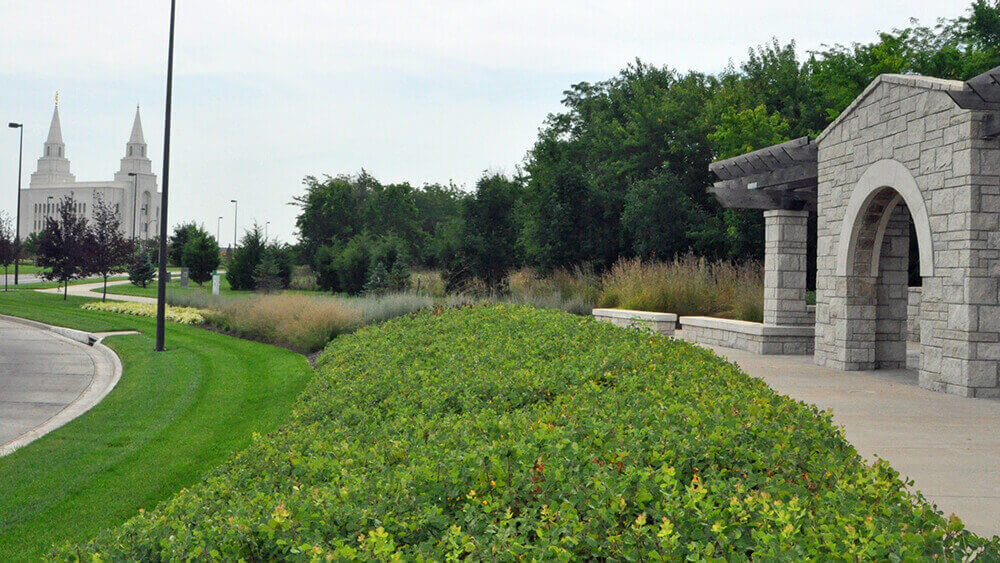 Commercial landscape company project in Kansas City