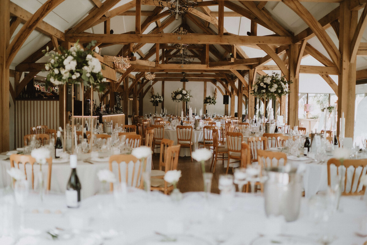 Wedding breakfast at Brinsop Court