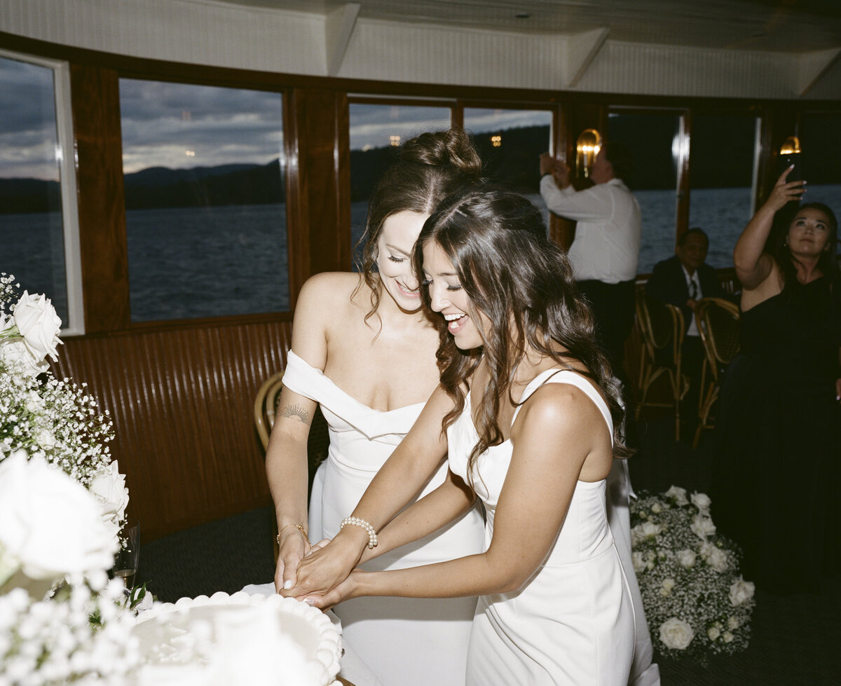 Medium format Lake George wedding photography with natural portraits and candid documentary coverage at The Sagamore