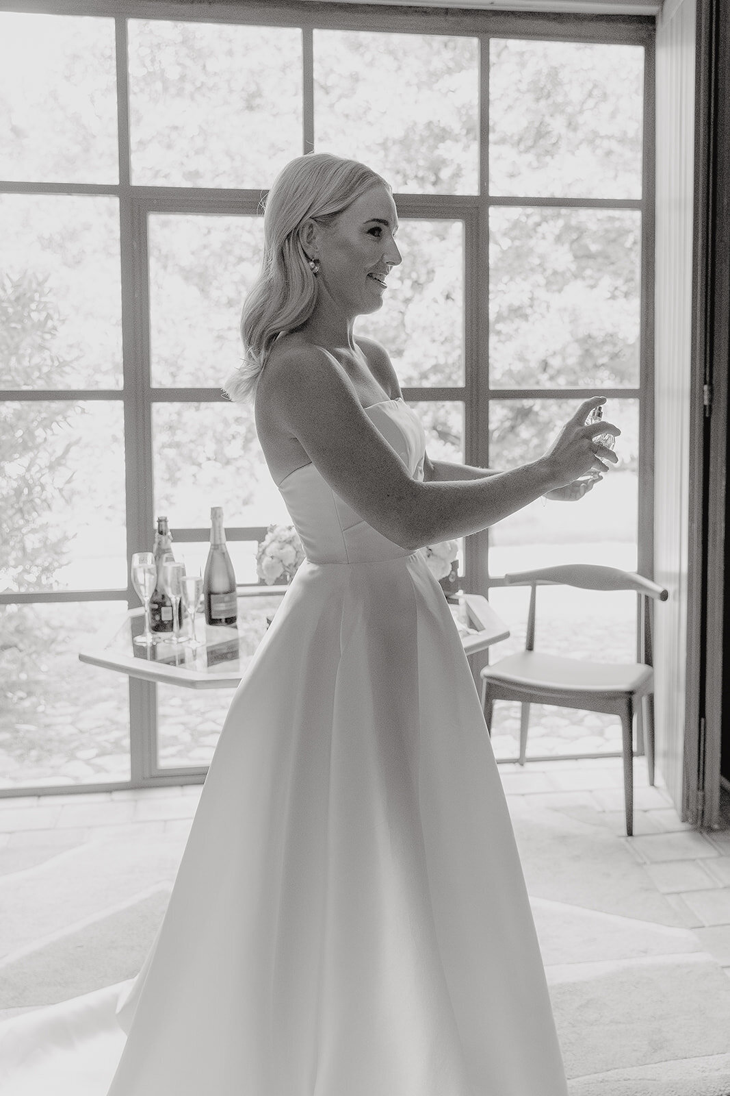 black and white bride trending dress