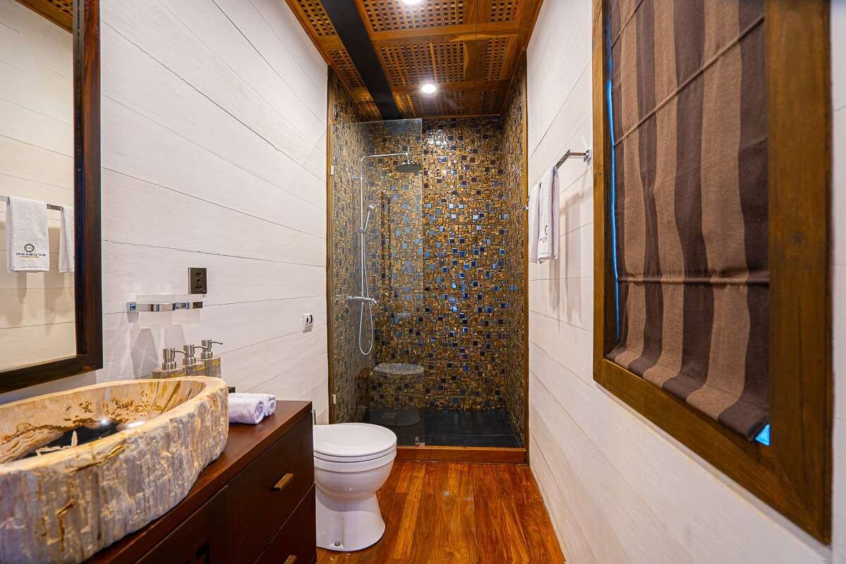Zen Scubaspa Luxury Liveaboard Raja Ampat Bathroom