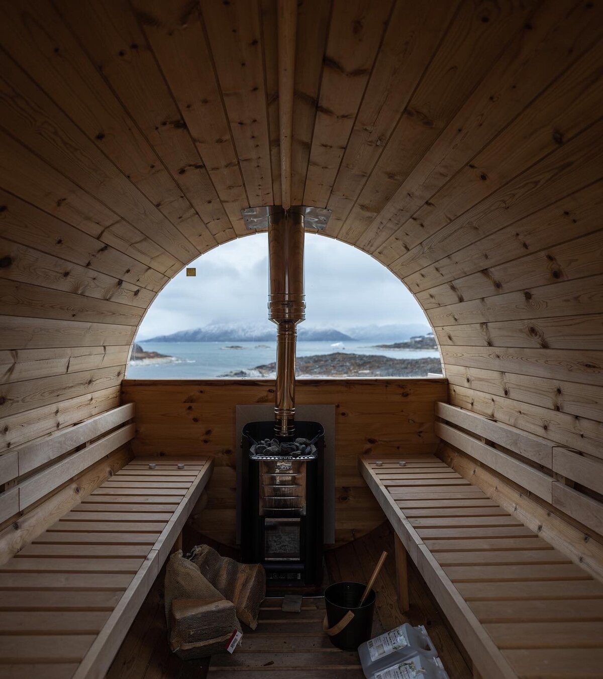 Sauna in Greenland_Adventure Resort Photography_By Stephanie Vermillion