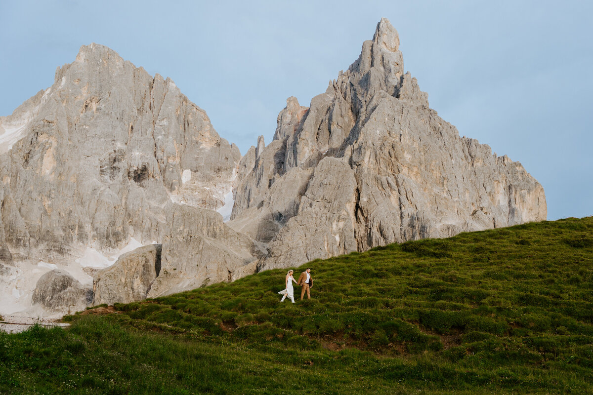 Passo Rolle Elopement Dolomites
